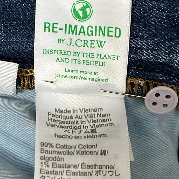 J. Crew Jeans Vintage Slim Straight Raw Hem - Size 30 - Picture 10 of 12